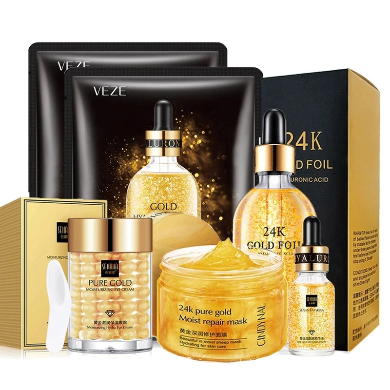 Kit ouro 24k completo