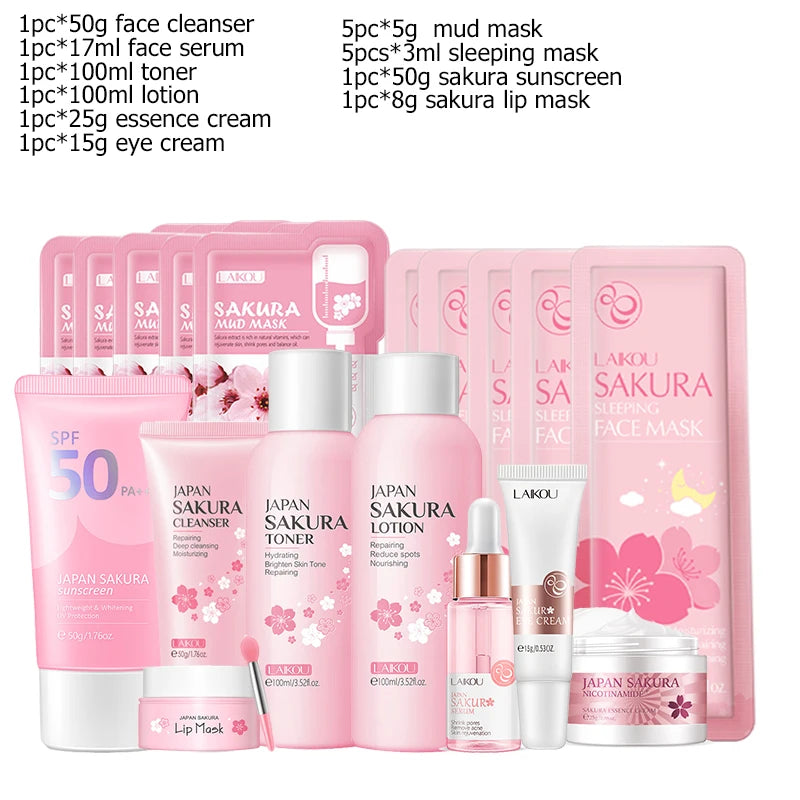 Kit Skin Care Japonesa - Flor de Sakura